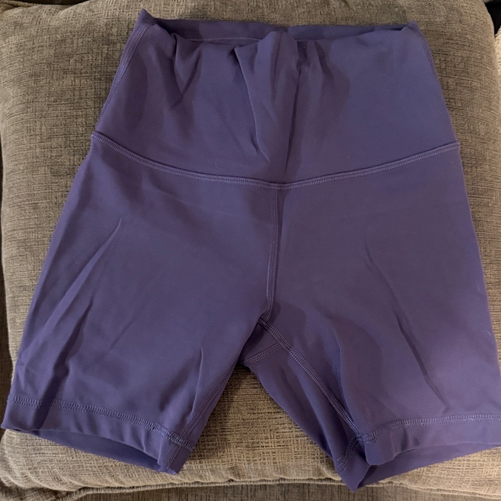 lululemon athletica Purple High-Rise Bike Shorts